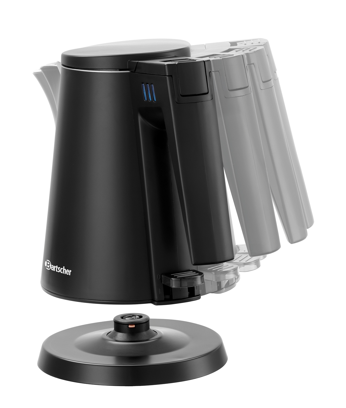 Bartscher Wasserkocher 0,6L |Kochstopp-Automatik: Ja | Maße: 14,5 x 20 x 19cm. Gewicht: 0,82 kg
