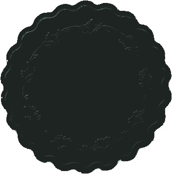 DUNI Glasuntersetzer Ø 9cm, 8lg. Romanze schwarz 250 Stück