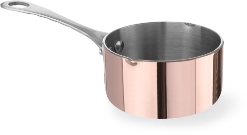 HENDI Miniatur Kasserolle mit Ausgießer - Maße: ø85x(H)50 mm
