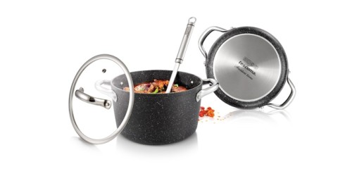 Topf PRESIDENT Stone mit Deckel ø 20 cm, 3.0 l