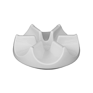 Stövchen - Form: Universalartikel - weiss - aus, Porzellan. Hersteller: Eschenbach. "Made in, Germany".