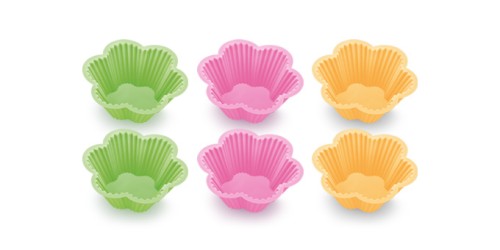 Sil.-Backkörbchen DELICIA, 6 St., Blumen