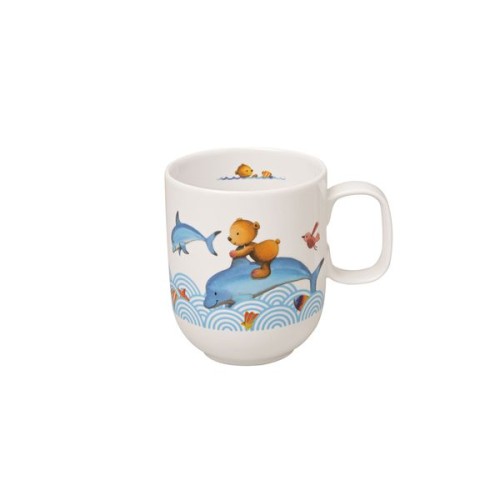 Villeroy & Boch Happy as a Bear Kinderbecher m.1 Henkel groß, Inhalt: 0,34 l