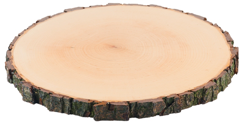 Rindenbrett rund 23-26 cm
