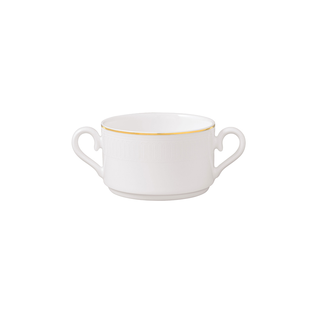 Villeroy und Boch Bouillontasse stapelbar - Maße: 15 x 9,5 x 5,5 cm / Ser.: Château Septfontaines