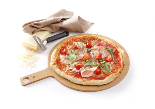 Pizzabrett mit Griff, 305x405x6 mm
