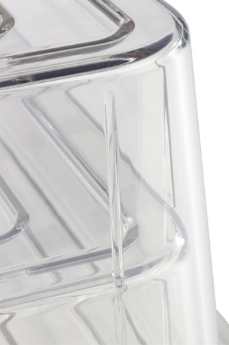 GN 1/2 Abdeckhaube 32,5 x 26,5 cm, H: 9,5 cm Polycarbonat, stapelbar