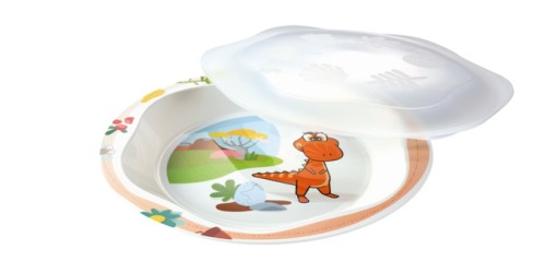 Teller mit Haube DINO