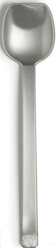 Roltex Löffel mit flacher Kante, BPA-frei, Silber