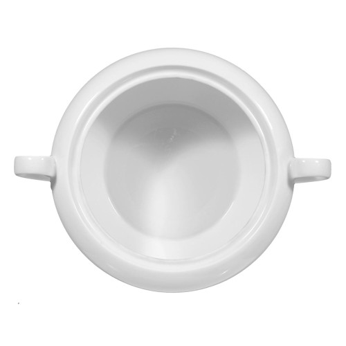 Seltmann Unterteil zur Schüssel mit Deckel 2,3 l, rund, Form: Rondo/Liane, weiss, hohe Kantenschlagfestigkeit, Made in Germany