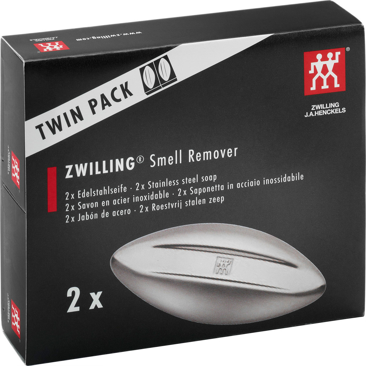 Edelstahlseife, mattiert, Serie: (no series ZWILLING). Marke: ZWILLING