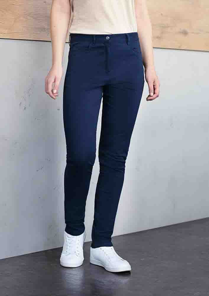 Damen 5-Pocket-Hose Classic-Stretch, aus nachhaltigem Material , Bio-Baumwolle - Größe: 36