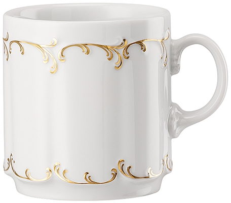 Monbijou Goldene Staffage Kaffeebecher 0,30