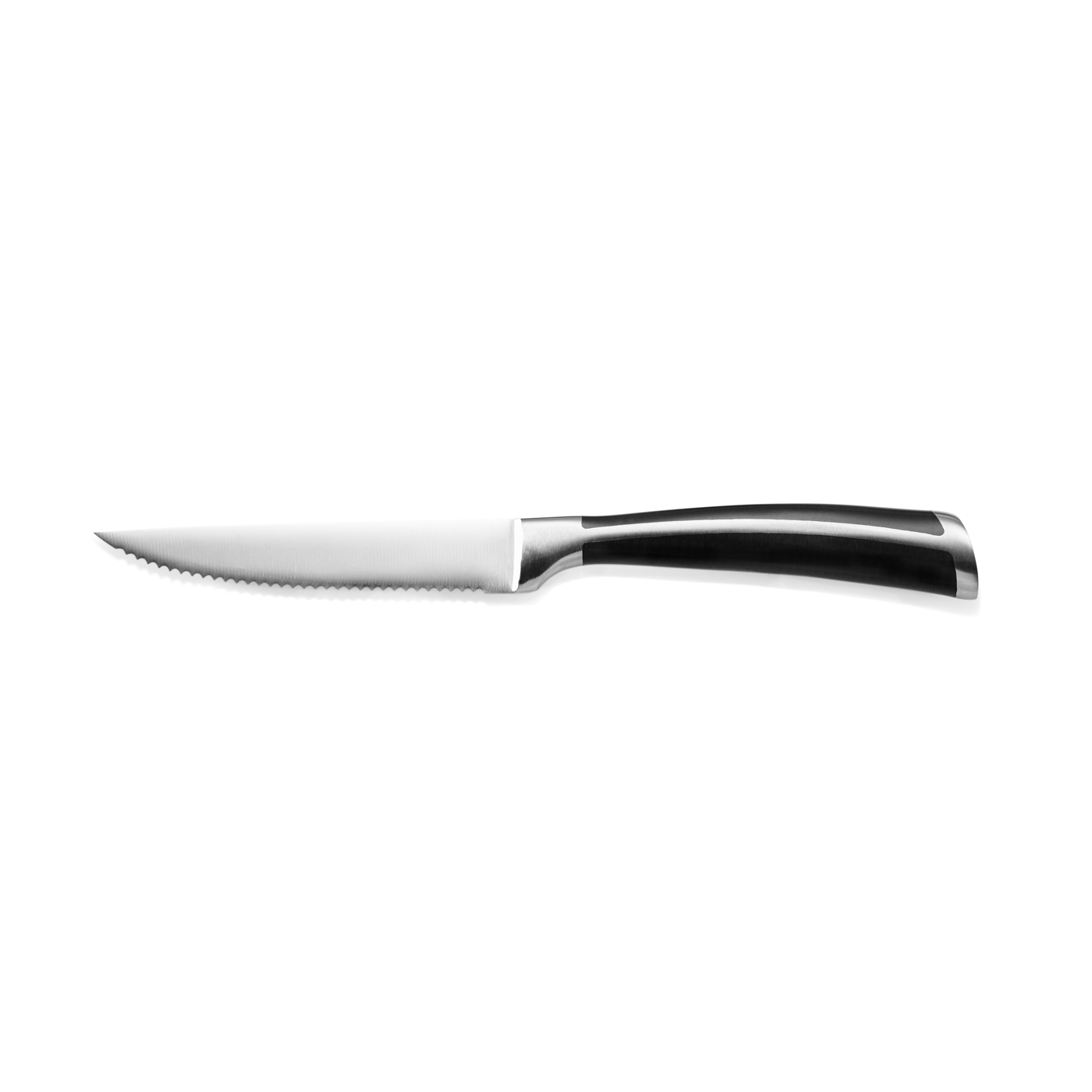 Steakmesser mit ABS Kunststoffgriff, 11,5 cm, Set á 12 Stück, Edelstahl