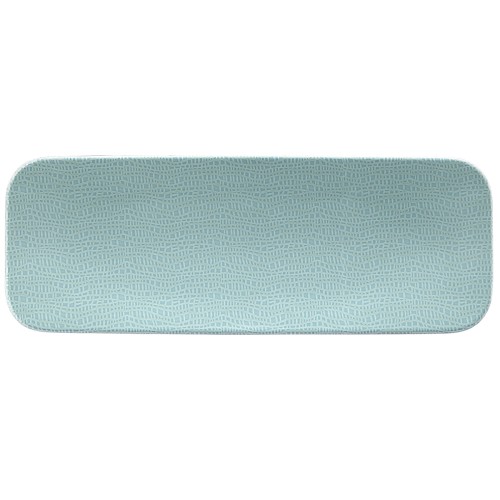 Seltmann Coupplatte 4 38x14 cm M5388, 4, Form: Coup Fine Dining, Dekor: 57271 türkis, hohe Kantenschlagfestigkeit, Made in Germany