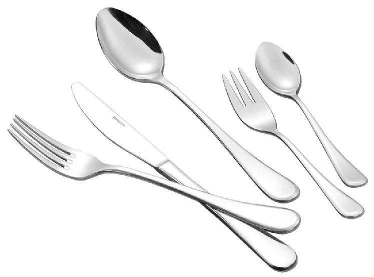 24-tlg. Besteck CELINE Edelstahl 18/0, poliert Ausgangsmaterialstärke 2.2/2.0 mm im Geschenkkarton mit Fenster