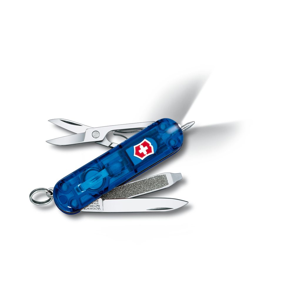Victorinox Kl.Taschenwerkzeug, Saphir transp., LED weiss