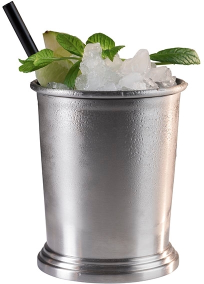 Becher -JULEP MUG- Ø 8,5 cm, H: 10 cm Edelstahl, matt Volumen: 0,35 Liter spülmaschinengeeignet