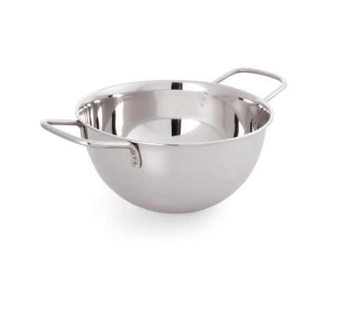 Schneeschlagkessel. Chromnickelstahl. Innendurchmesser 20 cm.