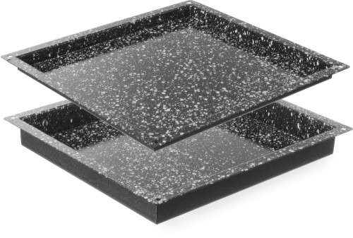 HENDI Gastronorm Behälter emailliert GN 2/3 - 345x325x(H)20 mm