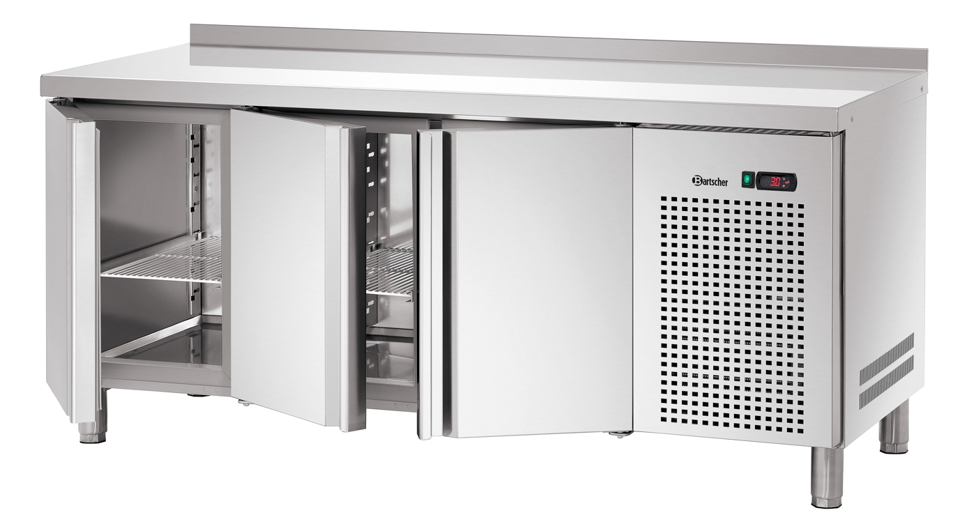 Bartscher Kühltisch T3 MA | Temperaturbereich bis: 10 °C | Maße: 179,2 x 70 x 850 cm. Gewicht: 112 kg