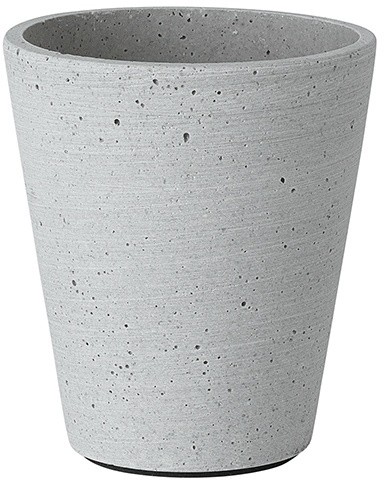 BLOMUS Pflanzgefäß - Light Grey,H 12,5 cm, Ø 11cm -
