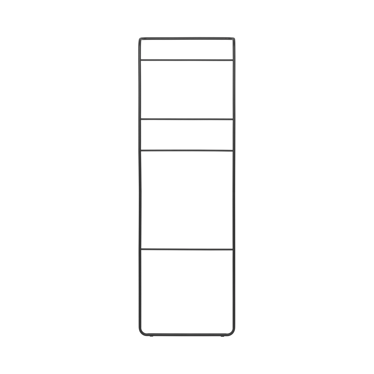 Handtuchleiter -MODO- Black. Material: Stahl Titanbeschichtet, Gummi. Von Blomus.