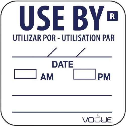 Etikett 25mm Haltbarkeitsdatum - 1000 Stück