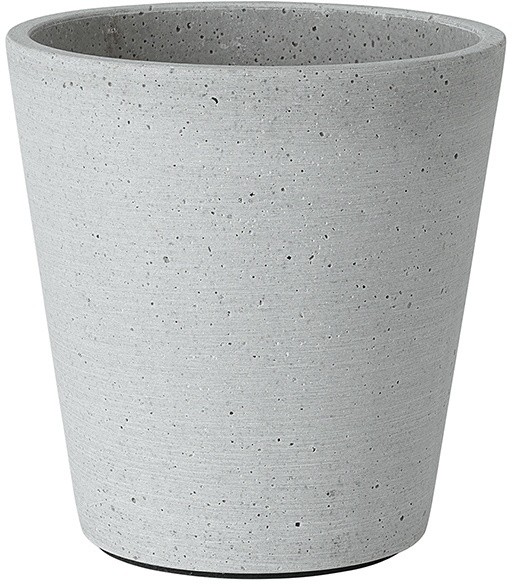 BLOMUS Pflanzgefäß - Light Grey, H 14,5 cm, Ø 14 cm -