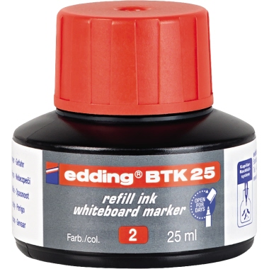 edding Nachfülltusche BTK 25 rot 25ml