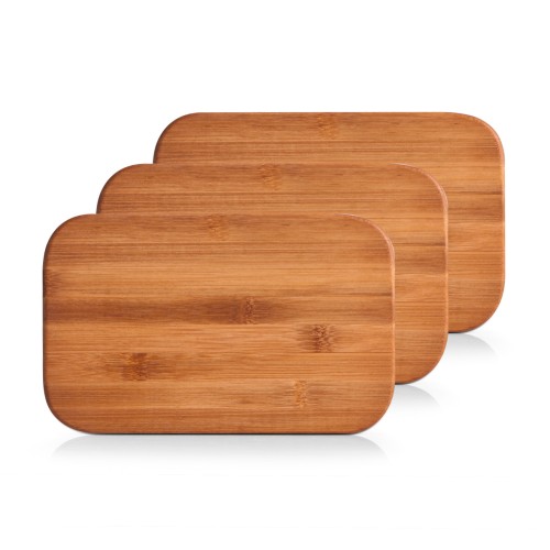 Zeller Schneidebrettchen, 3-er Set , Bamboo