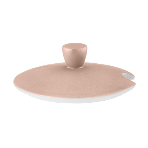 Seltmann Deckel zur Schüssel mit Deckel, rund, Form: Coup Fine Dining, Dekor: 57270 altrosa, hohe Kantenschlagfestigkeit, Made in Germany