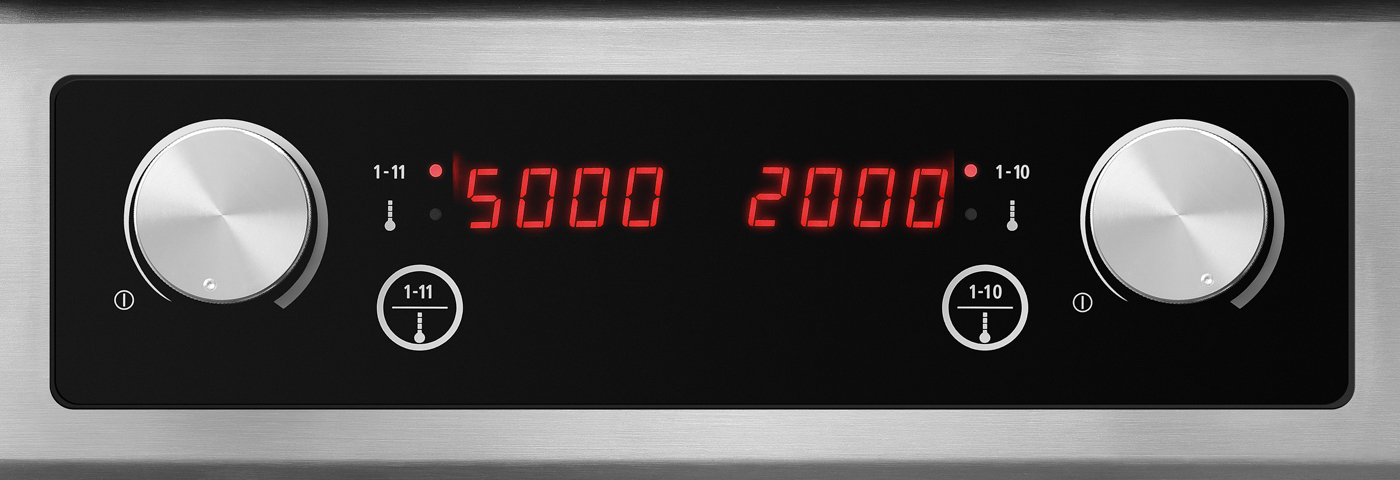 Bartscher Induktionskocher IK 70dpZ-EB |Temperaturbereich von: 60 °C | Maße: 71,5 x 48,5x 14,0 cm. Gewicht: 14,8 kg