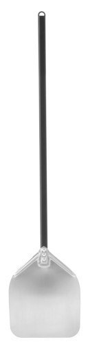 Pizzaschaufel quadratisch, aus Edelstahl, 310x350x1350 mm