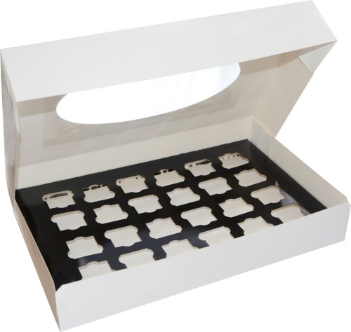 Duni Catering-Transportbox M 460 x 310 x 80 mm Weiß, 100 Stk/Krt (10 x 10 Stk)