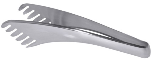 Spaghettizange aus hochglänzendem Edelstahl 18/10 Länge: 27 cm