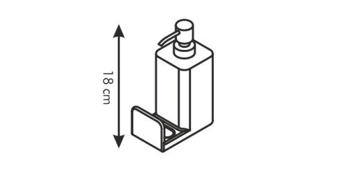 Spülmittelspender ONLINE 350 ml, mit Ablagefläche für Spülschwamm