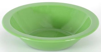 Roltex Teller in tiefer Ausführung 17,3 cm Durchmesser mit 400 ml Füllvermögen, BPA-frei, grün