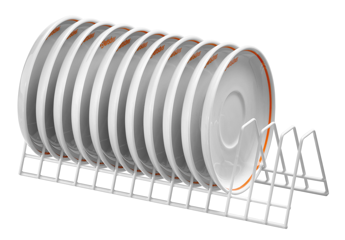 Bartscher Untertasseneinsatz zu Spülkorb | AnzahlFächer: 14 | Maße: 30 x 10 x 9,0 cm. Gewicht: 0,2kg