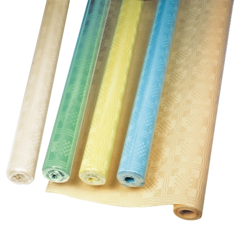 PAPSTAR Papiertischtuch mit Damastprägung 8 m x 1,2 m farbig sortiert