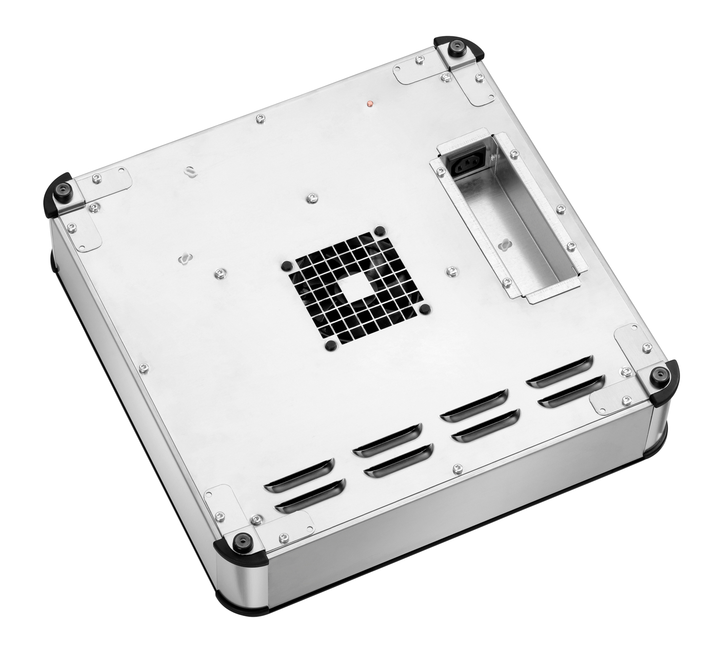 Bartscher Induktionswarmhalteplatte IW3 | Farbe:Schwarz ,Silber | Maße: 39,5 x 39,5 x 9,8 cm.Gewicht: 5,6 kg