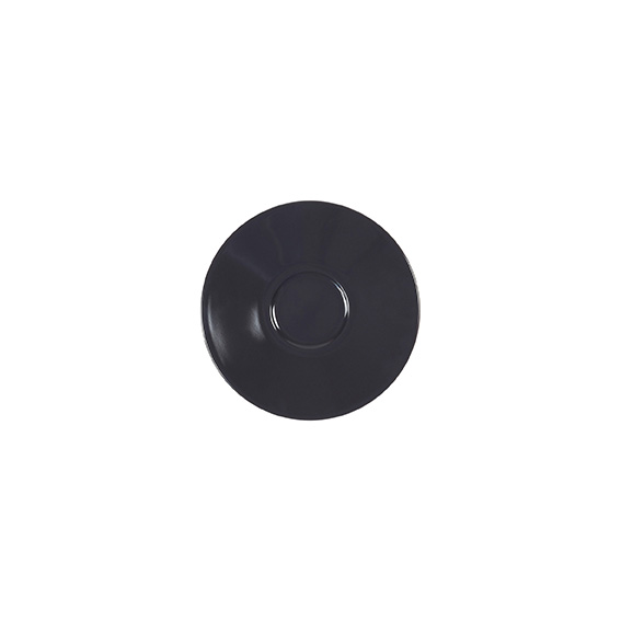 Untertasse 12 cm - Form: Table Selection - Dekor, 79934 anthrazit - aus Porzellan. Hersteller:, Eschenbach. "Made in Germany".