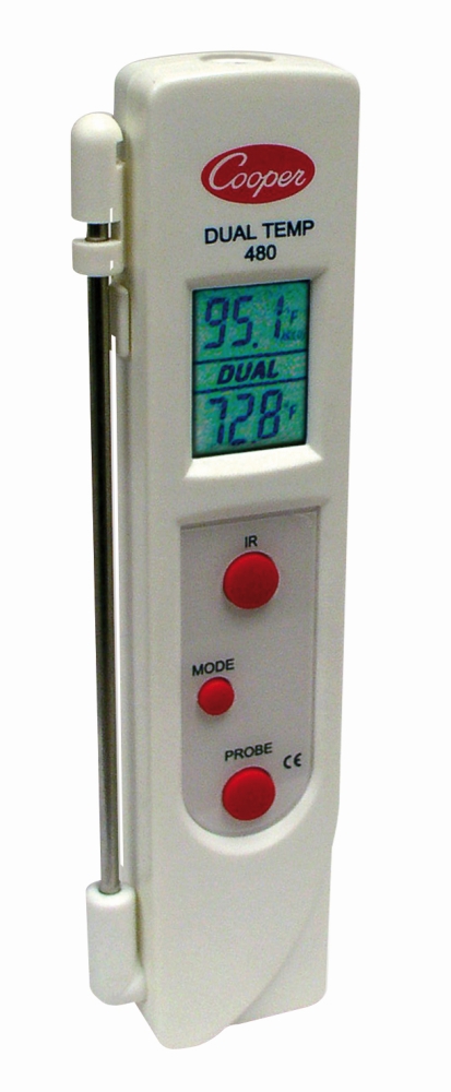 Bartscher Thermometer 480 | Temperaturbereich Infrarot von: -33 °C | Maße: 3,3 x 2,2 x 160 cm. Gewicht: 0,13 kg