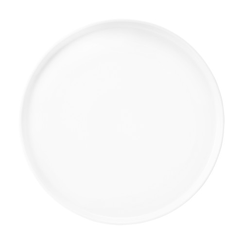 Seltmann Teller flach rund 26 cm M5397-26, rund, Form: Good Mood, weiss, hohe Kantenschlagfestigkeit, Made in Germany