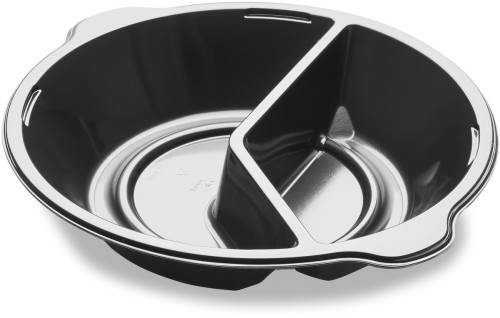 Duni DF Pearl M2 220 x 42 mm Schwarz 2-Teilung, 300 Stk/Krt (1 x 300 Stk)