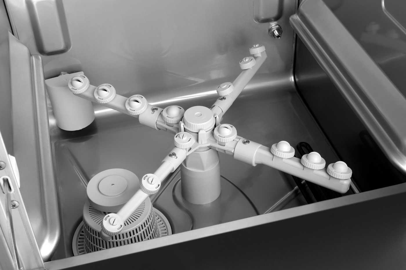 Bartscher Spülmaschine GS C350 RW |Boilerheizung: 2,4 kW | Maße: 41 x 48 x 67,2 cm.Gewicht: 33,4 kg