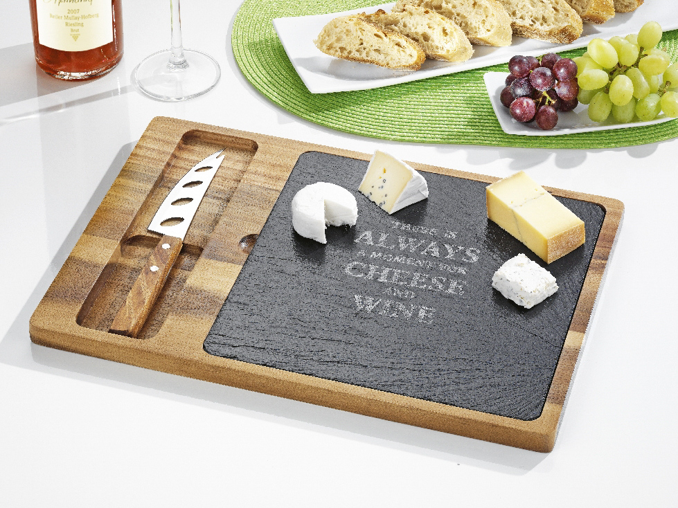 3-teiliges Käse Set COLMAR bestehend aus Käsemesser aus Edelstahl mit Griff aus Akazienholz, zweifach genietet