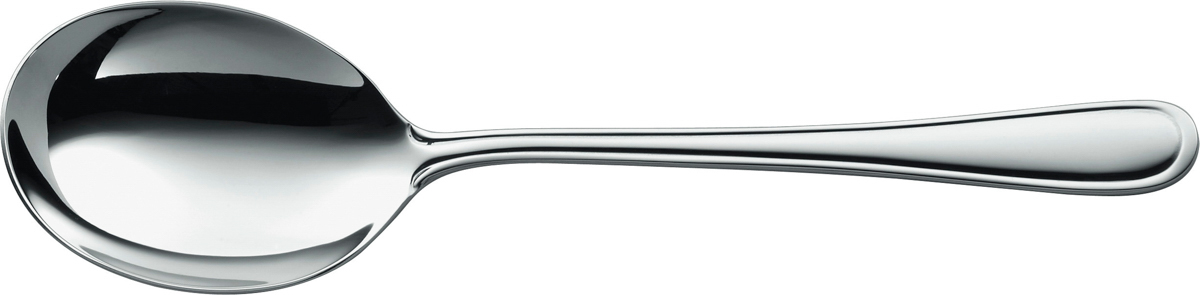 Servierlöffel, Silber, poliert, 23 cm, Serie: Country. Marke: BSF