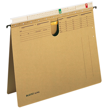 Leitz Hängehefter ALPHA® DIN A4 250g/m² Karton braun