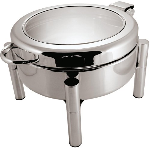 Sambonet Buffet Atlantic Edelst./Glas EU rund Speisenwärmer ABS 30